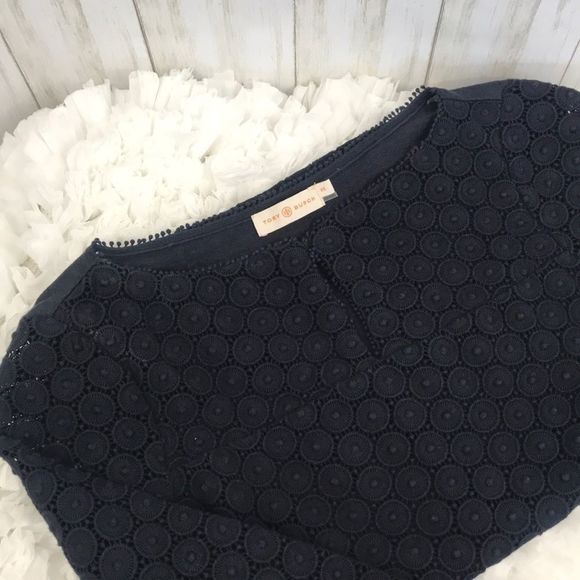 Tory Burch Navy Top. Size XS - Picture 4 of 7